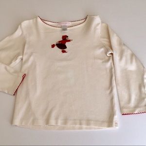 EUC Girls Janie and Jack Ice Skating Top 4T